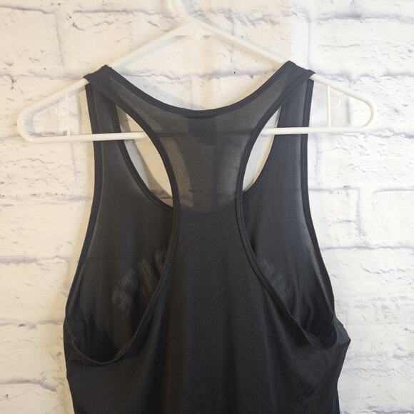 Victorias Secret PINK Size XS Black Tank Top We Tailgate Harder - Picture 4 of 5